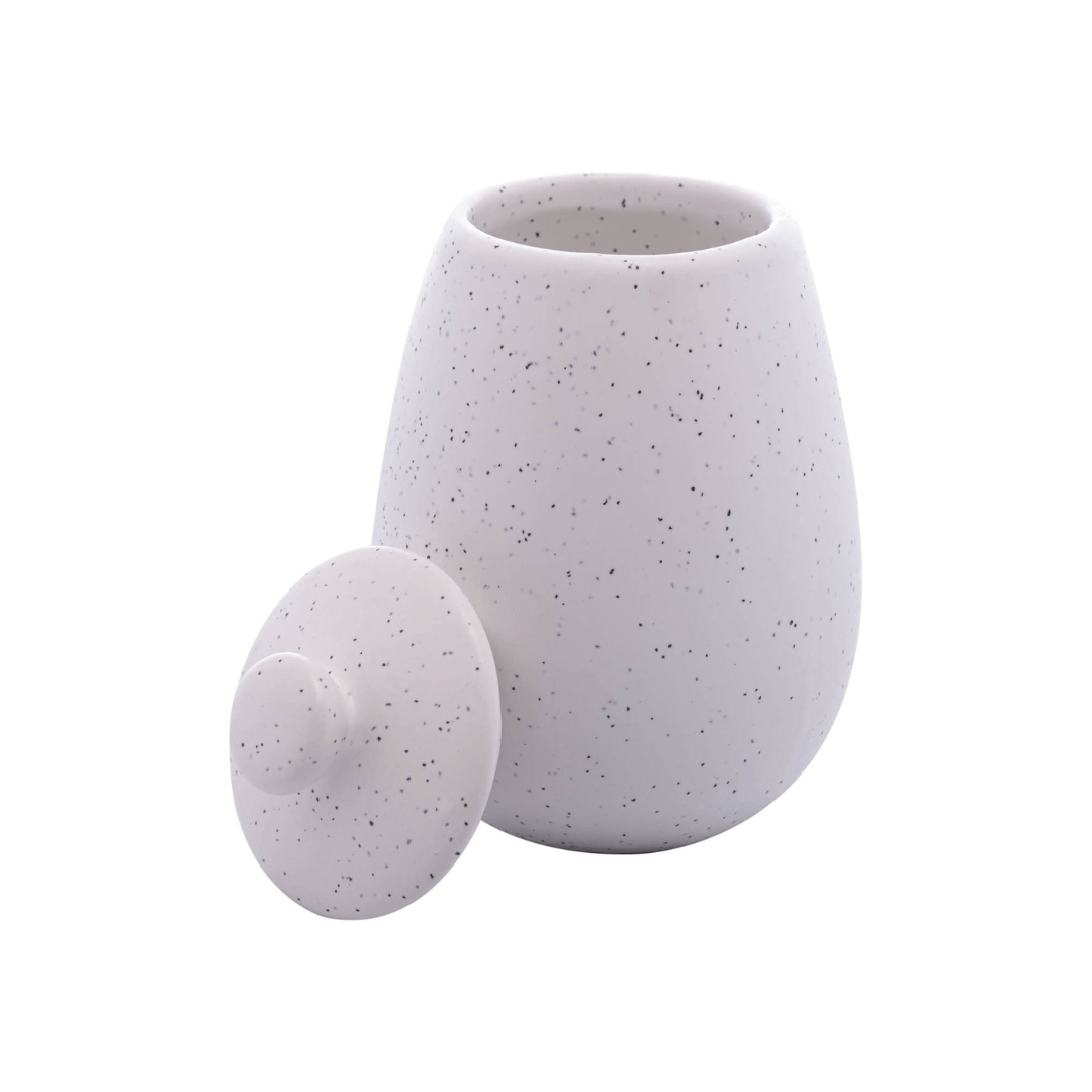 Kit Banheiro Granilite em Cerâmica Branco 2 Peças