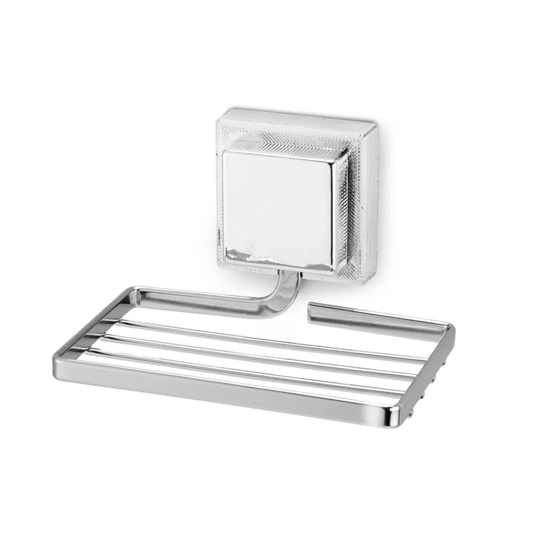 Kit de Banheiro 3M Aço Piatina Cromado 4 Peças