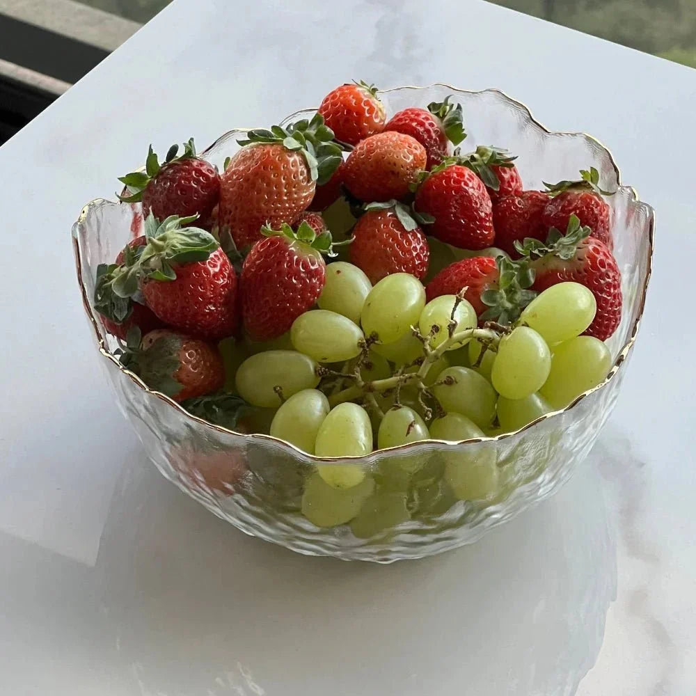 Kit Fondue 11 Peças com Bowl de Cristal Martelado