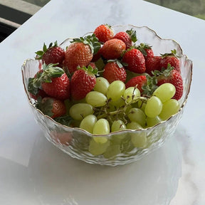 Kit Fondue 11 Peças com Bowl de Cristal Martelado