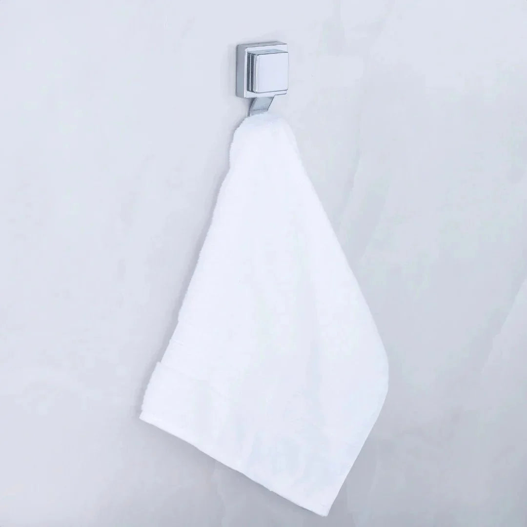 Kit para Banheiro Acessórios de Ventosa Cromado - 4 Peças