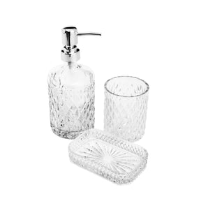 Kit para Banheiro em Vidro Litt 3 Peças