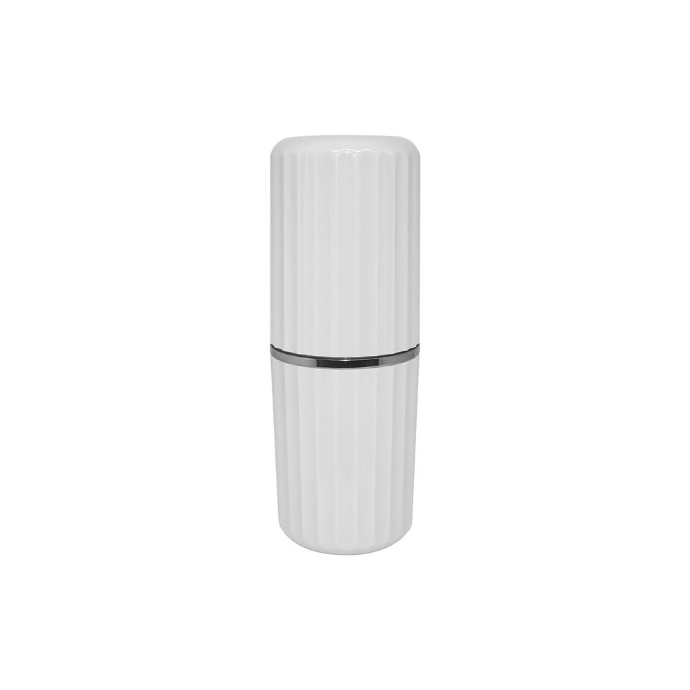 Kit para Banheiro Groove Branco - 3 Peças