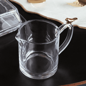 Kit para Mesa Posta de Cristal Golden Bird 8 Peças