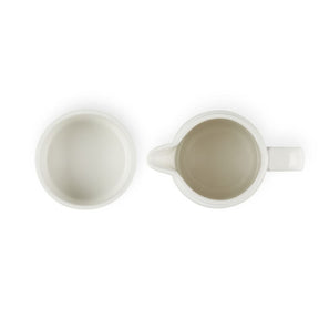 Kit Porta Creme e Açúcar Signature Cerâmica Meringue Le Creuset
