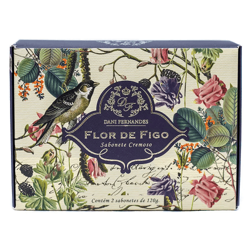 Kit Sabonete em Barra Flor de Figo 2 Peças 240g