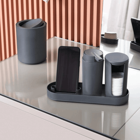 Kit Serene para Banheiro Chumbo 6 Peças
