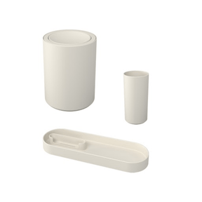 Kit Serene para Escritório Bege 3 Peças