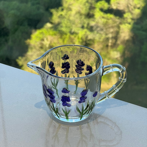 Kit Mesa Posta de Cristal Lavanda 15 Peças
