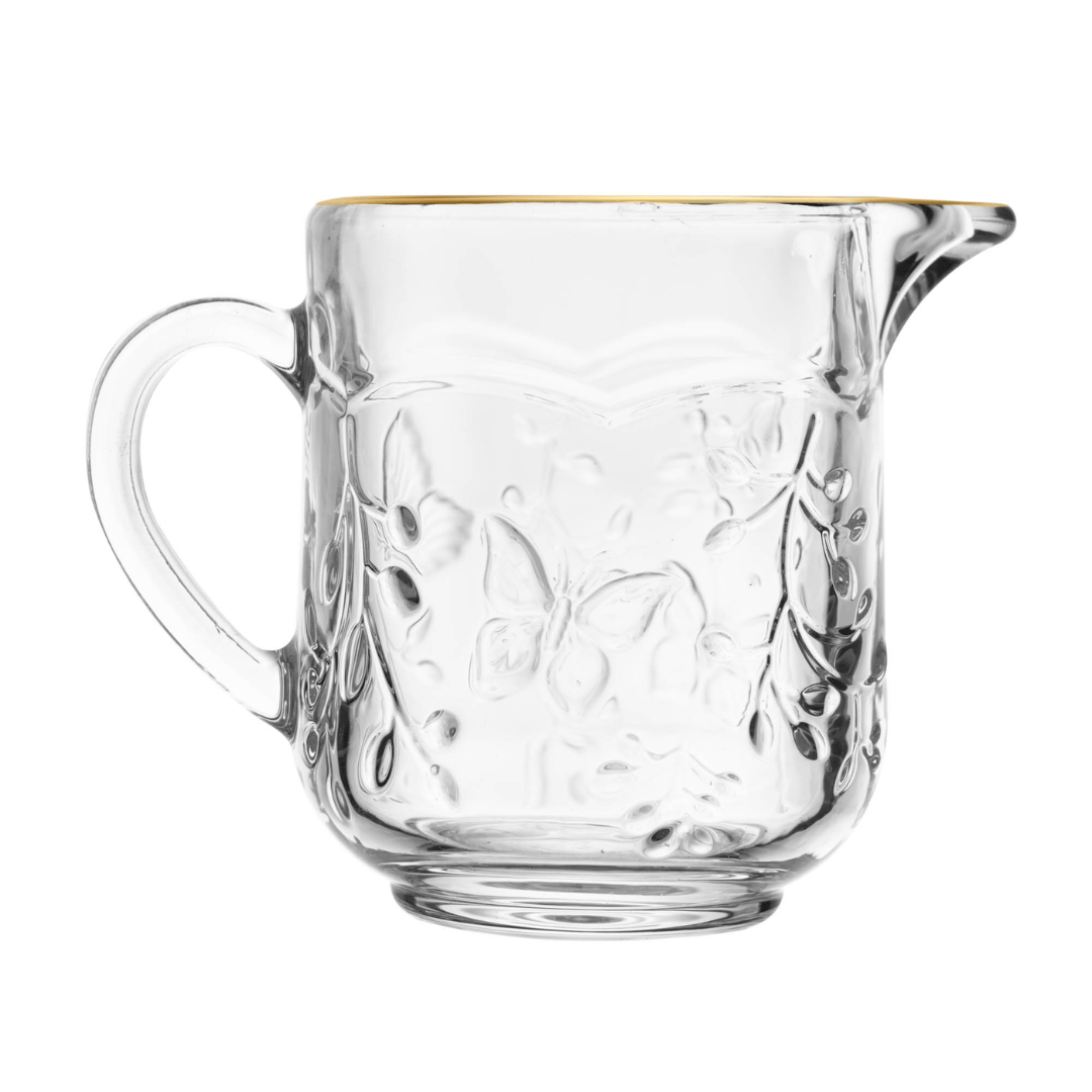 Leiteira de Cristal New Butterfly Fio de Ouro 200ml