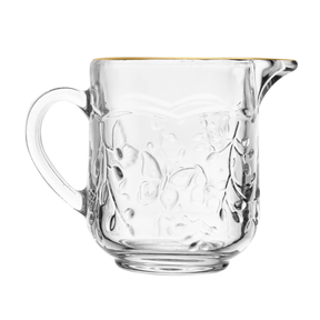 Leiteira de Cristal New Butterfly Fio de Ouro 200ml