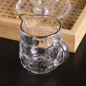 Leiteira de Cristal New Butterfly Fio de Ouro 200ml