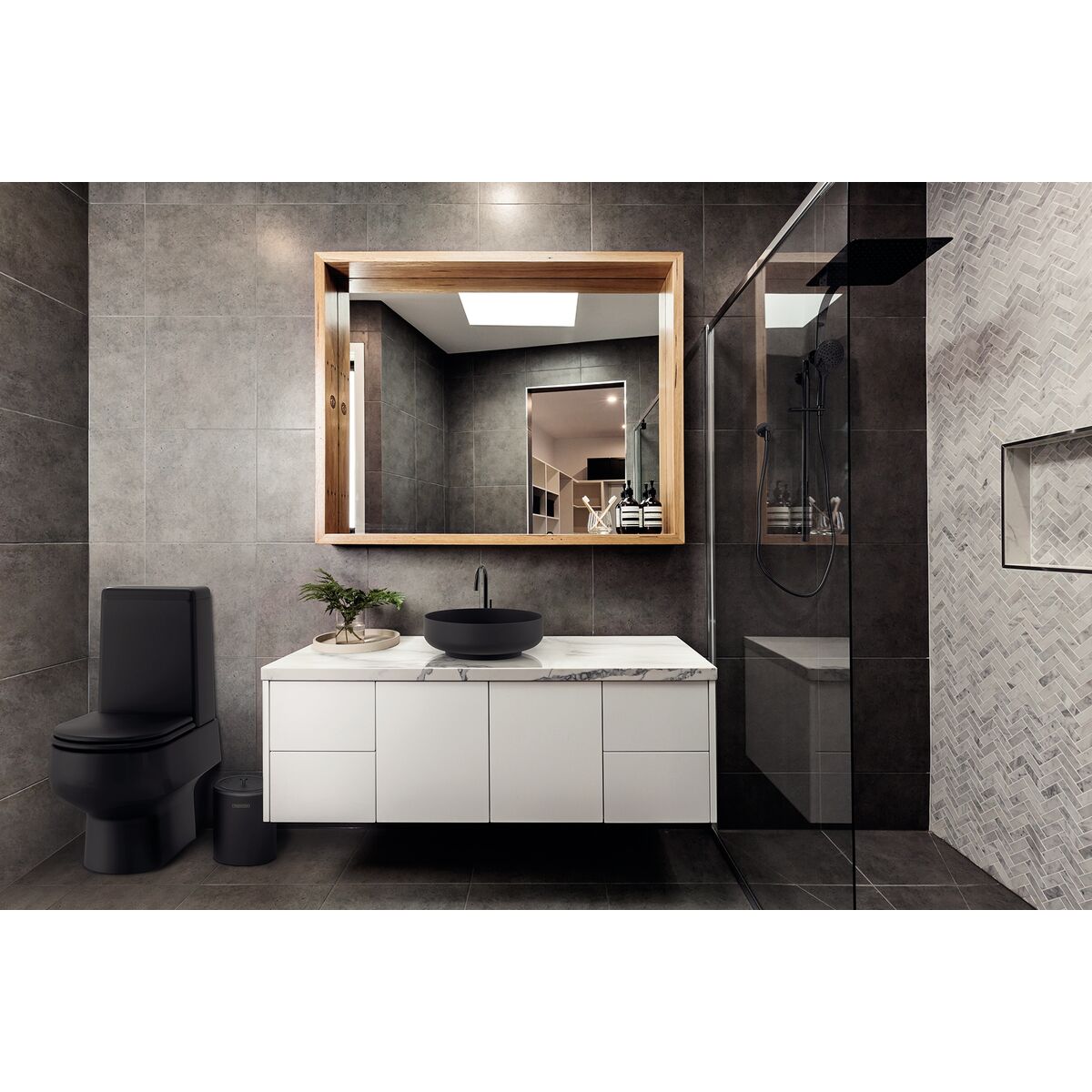 Lixeira Preta e Dourada Mix Luxo Tampa 100% Inox 5 Litros Tramontina