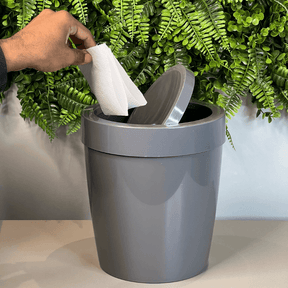 Lixeira Vitra Basculante Chumbo 5 Litros
