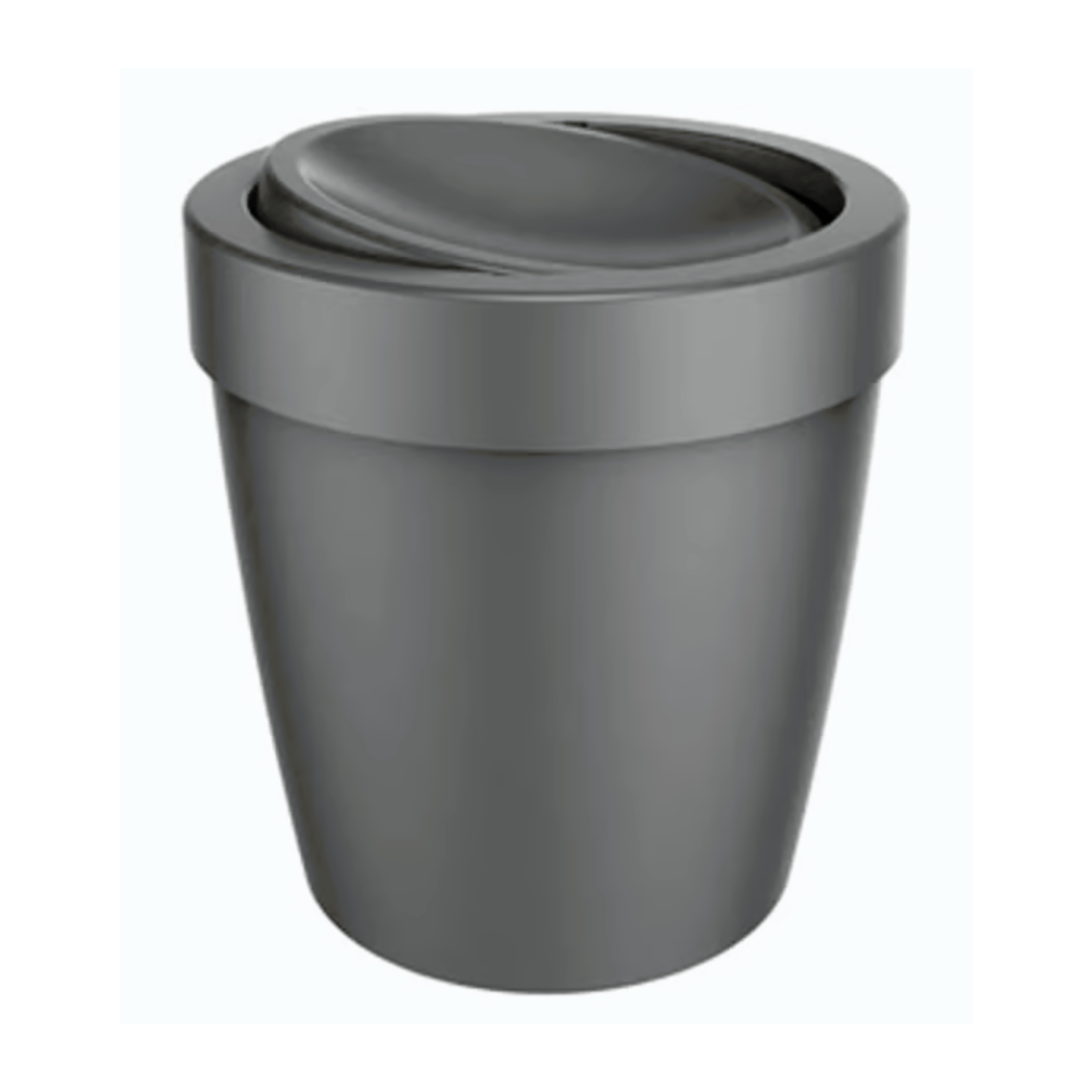 Lixeira Vitra Basculante Chumbo 5 Litros