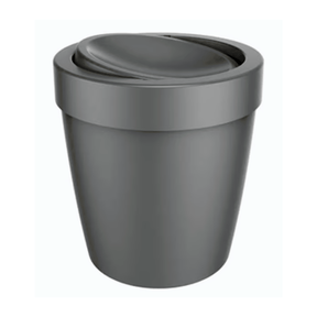 Lixeira Vitra Basculante Chumbo 5 Litros