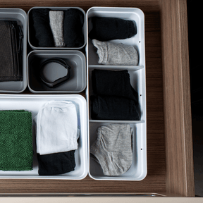 Organizador Colmeia Logic Branco P 35cm x 10cm
