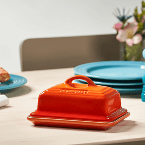 Manteigueira Cerâmica Laranja 17cm Le Creuset