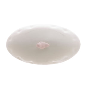 Manteigueira com Tampa em Porcelana Birds Branca 16cm