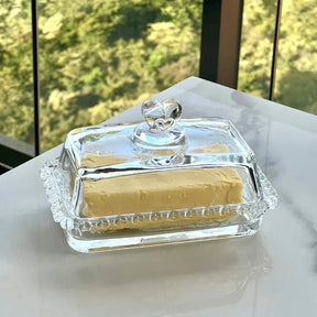 Kit para Mesa Posta de Cristal Pearl Coração 5 Peças