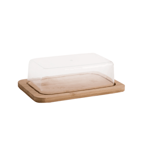 Manteigueira em Bambu com Tampa Ecokitchen 20cm