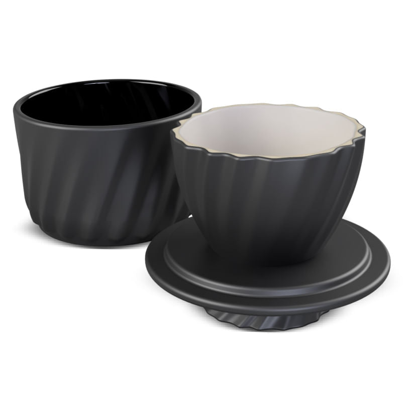 Manteigueira Francesa Twist em Cerâmica Chumbo 250g