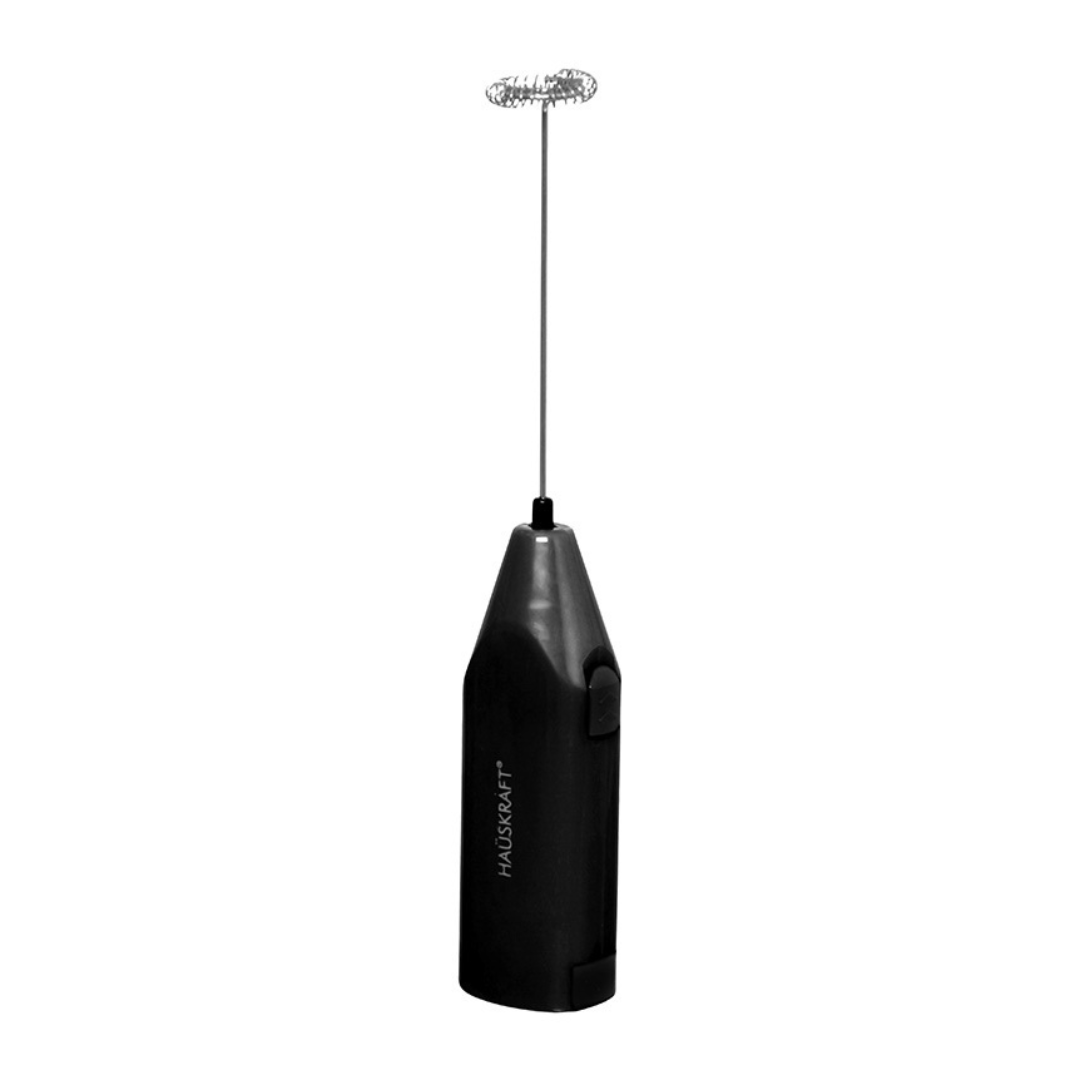 Mixer Elétrico de Inox e Plástico Preto 20cm