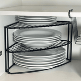Organizador De Canto 3 Níveis  Preto Fosco Linha Black