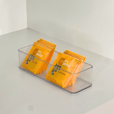 Organizador Encaixa Retangular Transparente 21,9cm