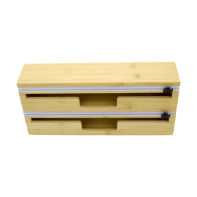Organizador Porta Rolos em Bambu 33,5cm