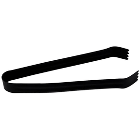 Pinça Pegador de Gelo em Aço Inox Preto 14,5cm x 2cm