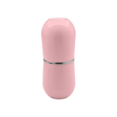 Porta Escova Cromo Belly Com Tampa Rosa Quartz