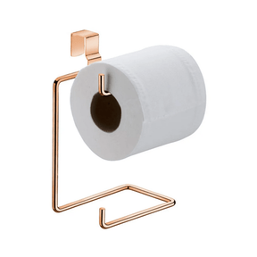 Porta Papel Higiênico Duplo para Caixa Acoplada Rose Gold