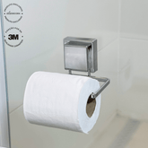 Porta Papel Higiênico Fixação 3M Cromado