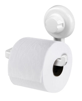 Porta Papel Higiênico Papeleira com Ventosa Branca