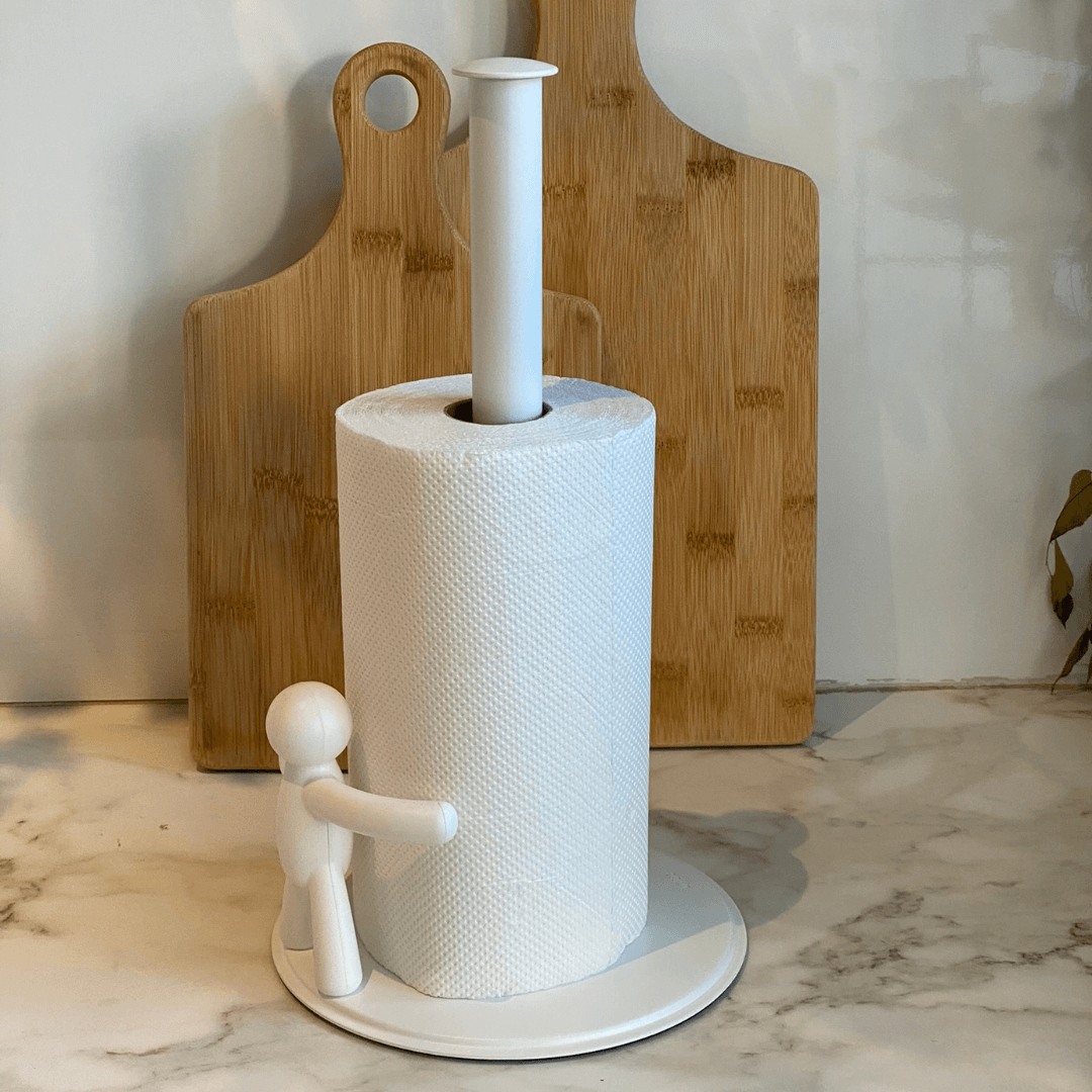 Porta Papel Toalha Buddy Branco