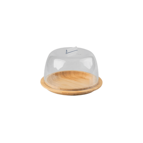 Porta Queijo Queijeira Sense em Bambu 16cm