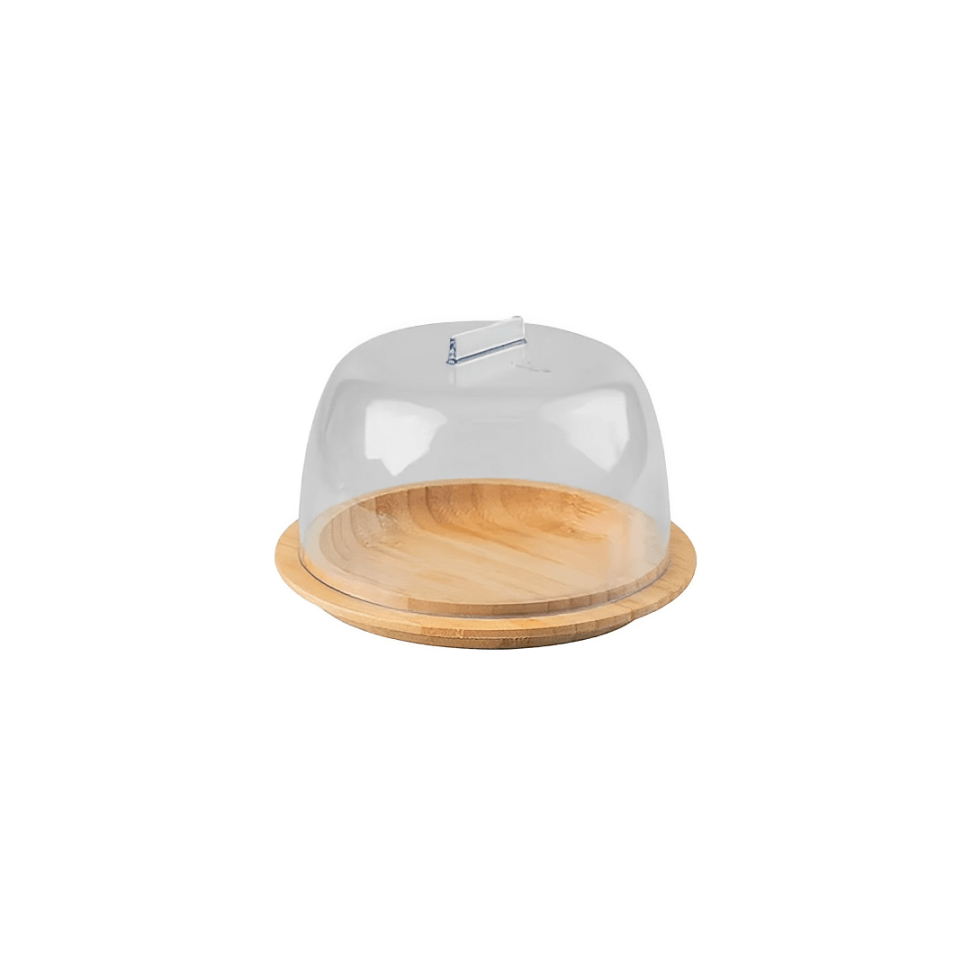 Porta Queijo Queijeira Sense em Bambu 16cm