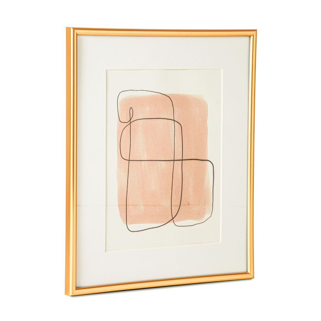 Porta-Retrato de Metal Dourado 15cm x 20cm