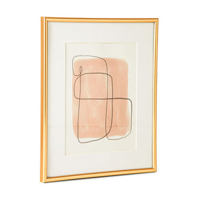 Porta-Retrato de Metal Dourado 15cm x 20cm