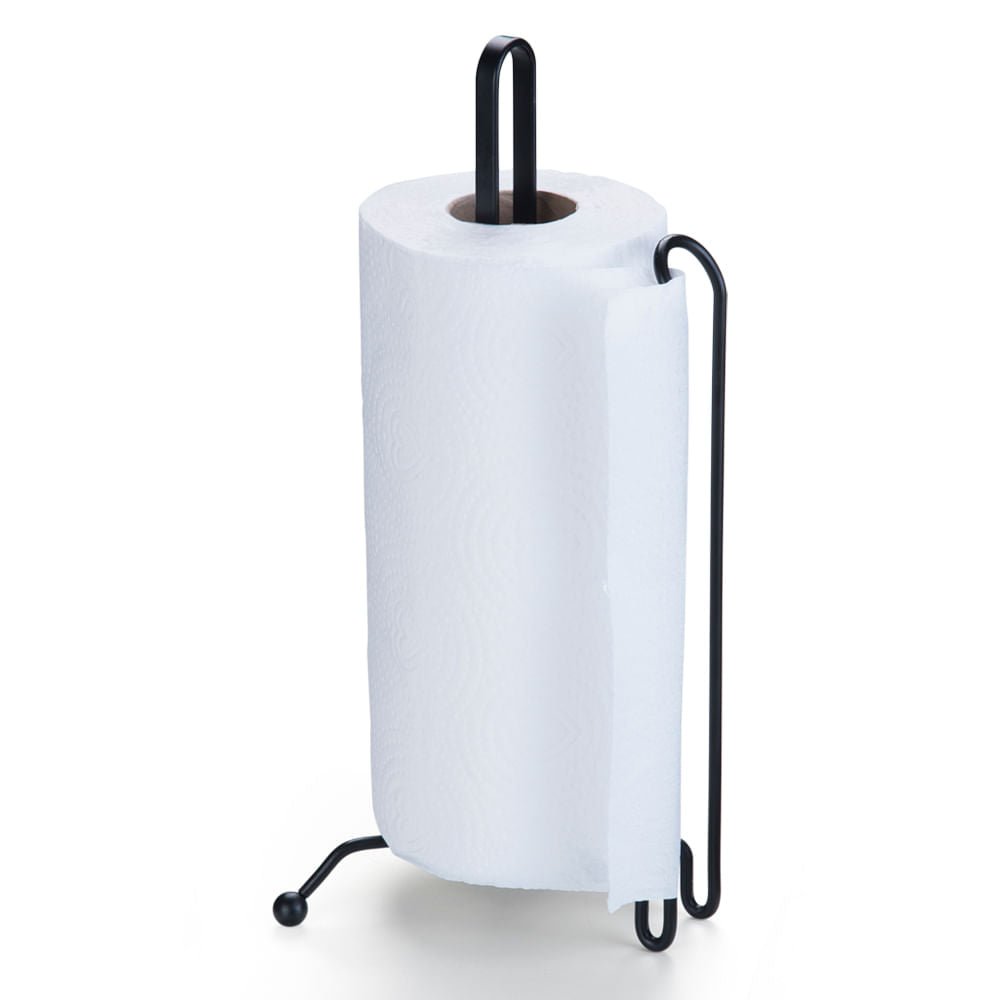 Porta Rolo De Papel Toalha Preto Linha Black