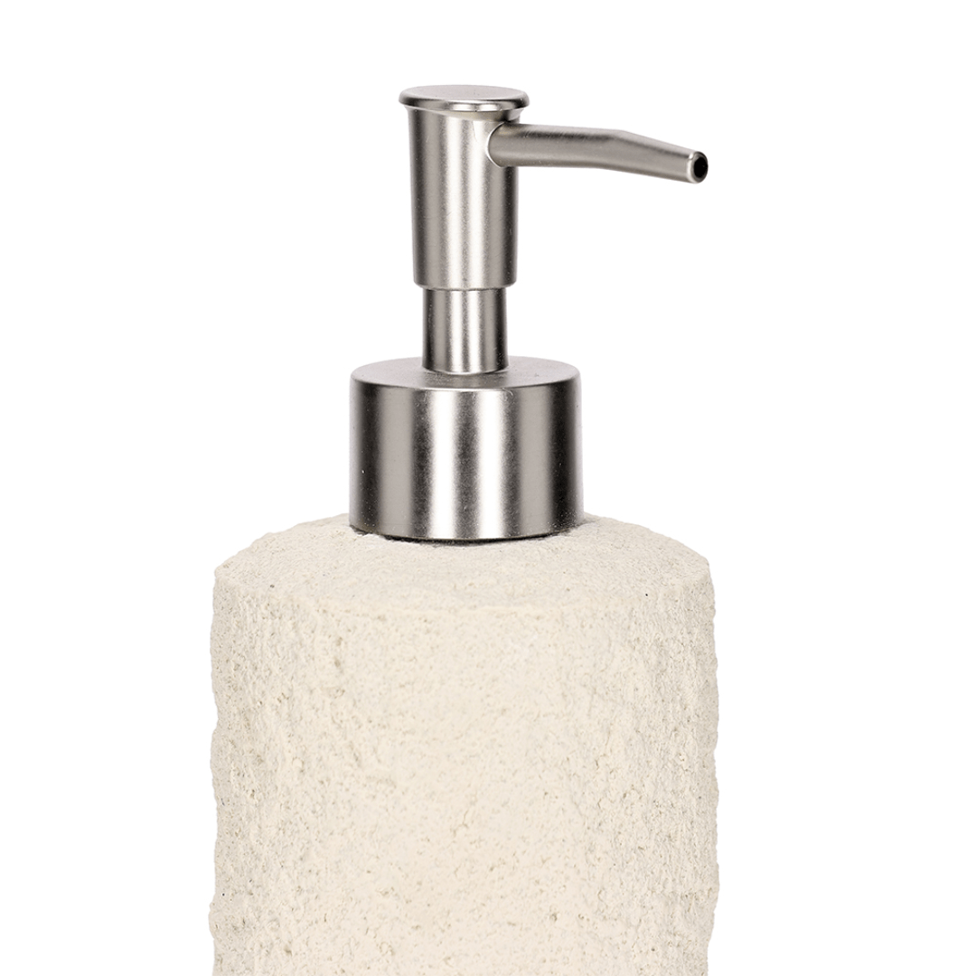 Porta Sabonete Liquido em Polirresina Branco 18,5cm