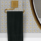 Porta Toalha de Rosto e Mãos de Piatina Dourado Fosco 3M