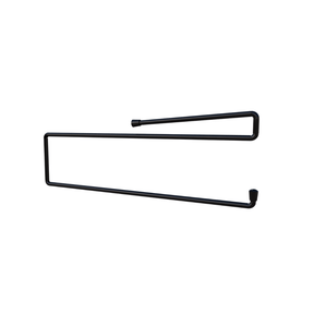 Suporte Papel Toalha Elegance Preto De Encaixar
