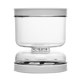 Pote de Armazenamento com Separador de Liquido Cinza 800ML