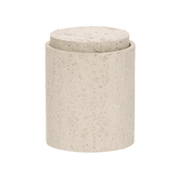 Pote Decorativo em Polirresina Cinza 10,5cm
