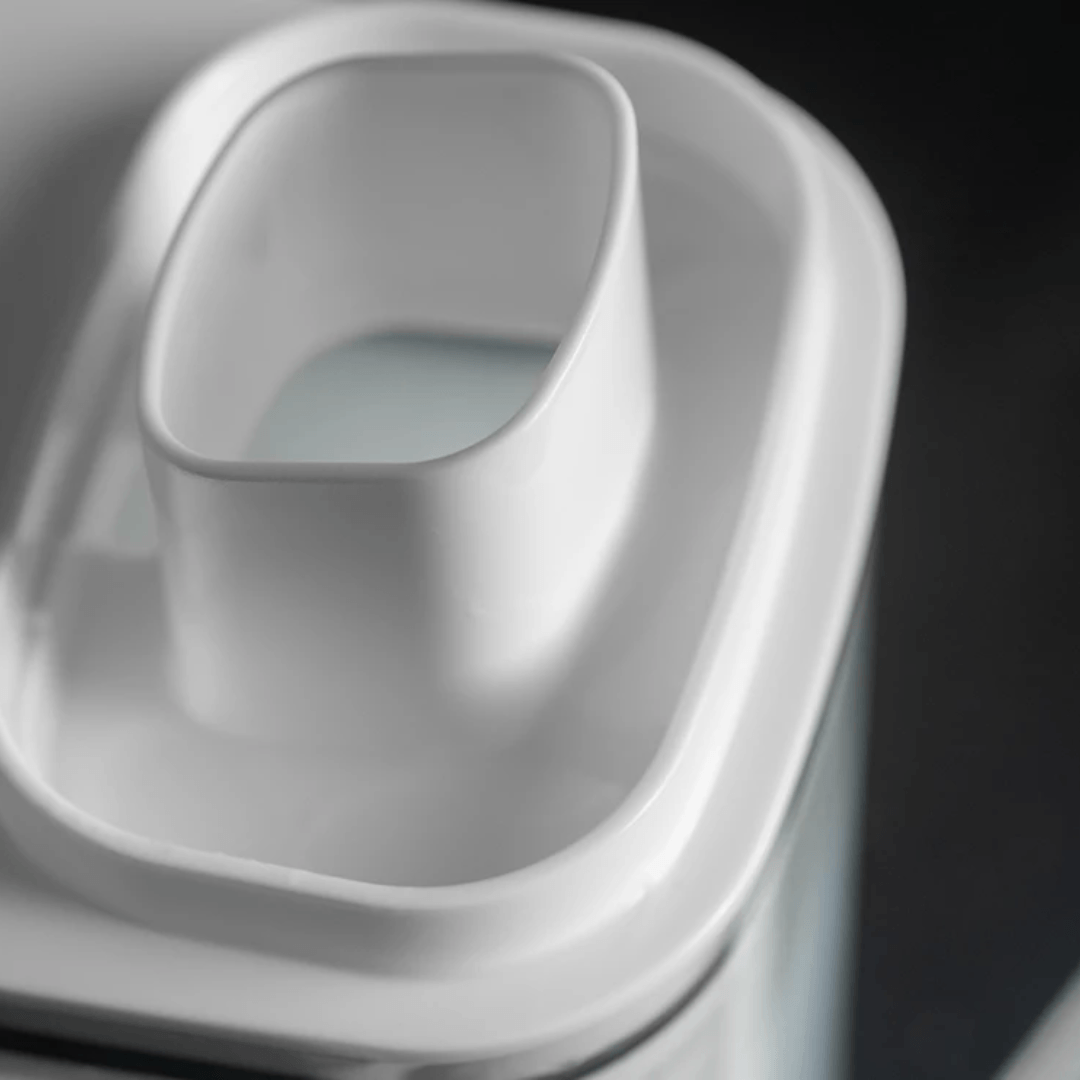 Pote Hermético Dispenser Flow Branco 1,5 Litros