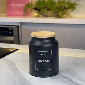 Pote Hermético para Açucar Sense Preto 1,5 Litros