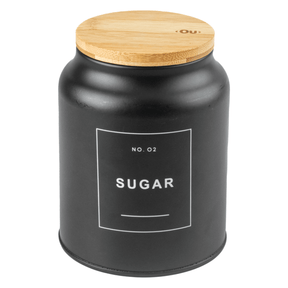 Pote Hermético para Açucar Sense Preto 1,5 Litros