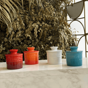 Pote para Manteiga Manteigueira Branca Le Creuset